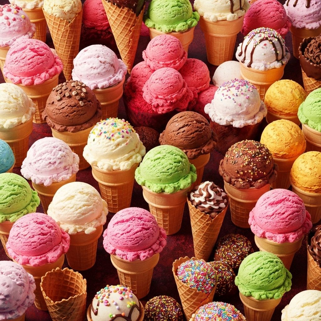 Ice cream background
